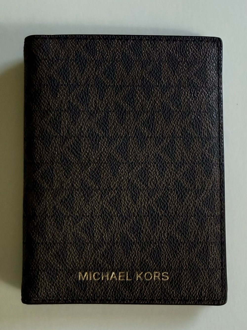 Michael Kors Jet Set Brown Passport Wallet NWOT
